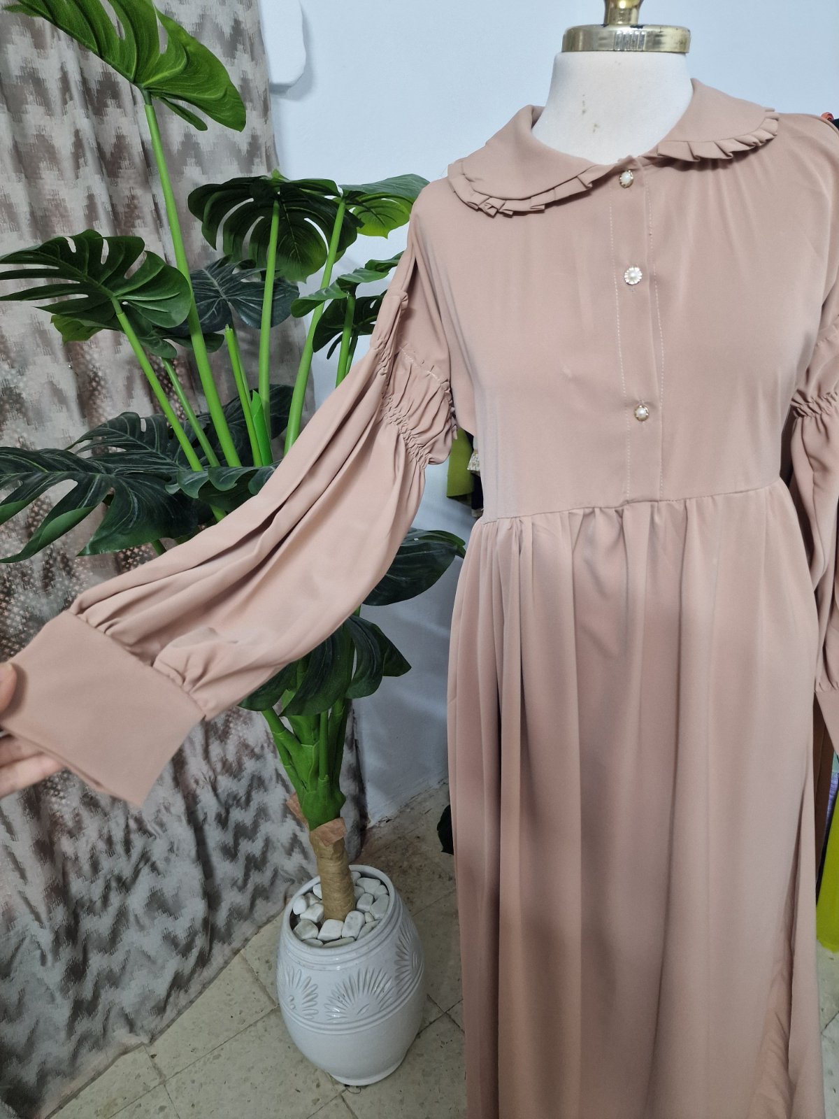 Robe beige 