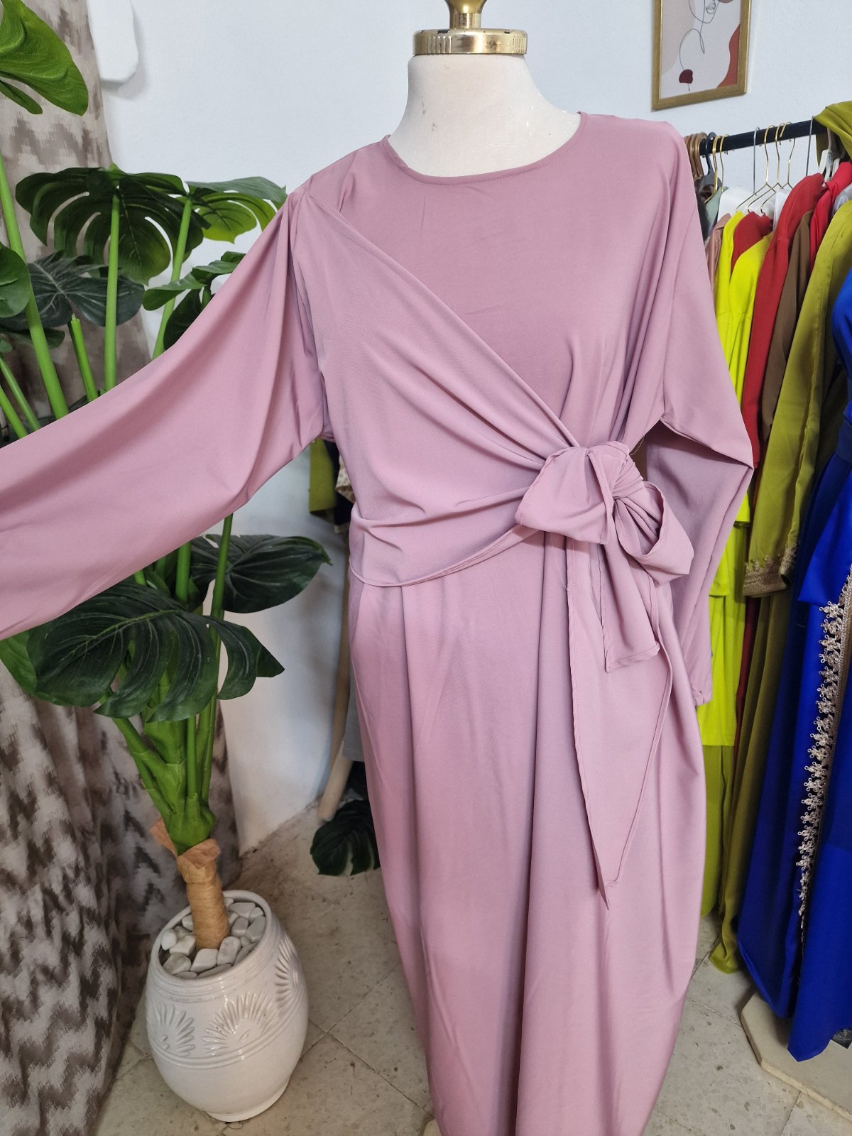 Robe rose 