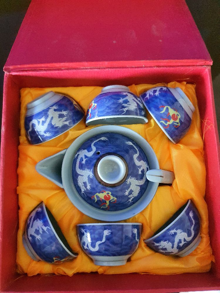 Je vends ce service à thé chinois