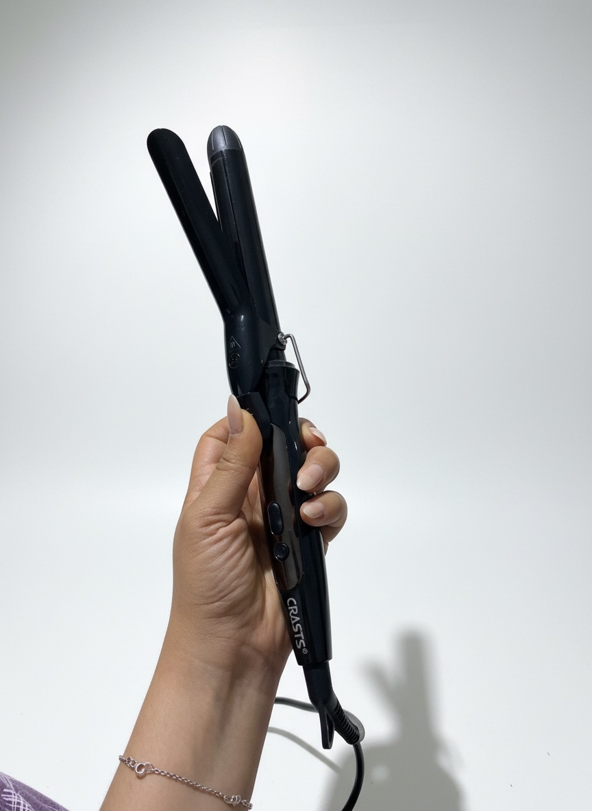 Fer à boucler professionnel 25 mm au design élégant et moderne