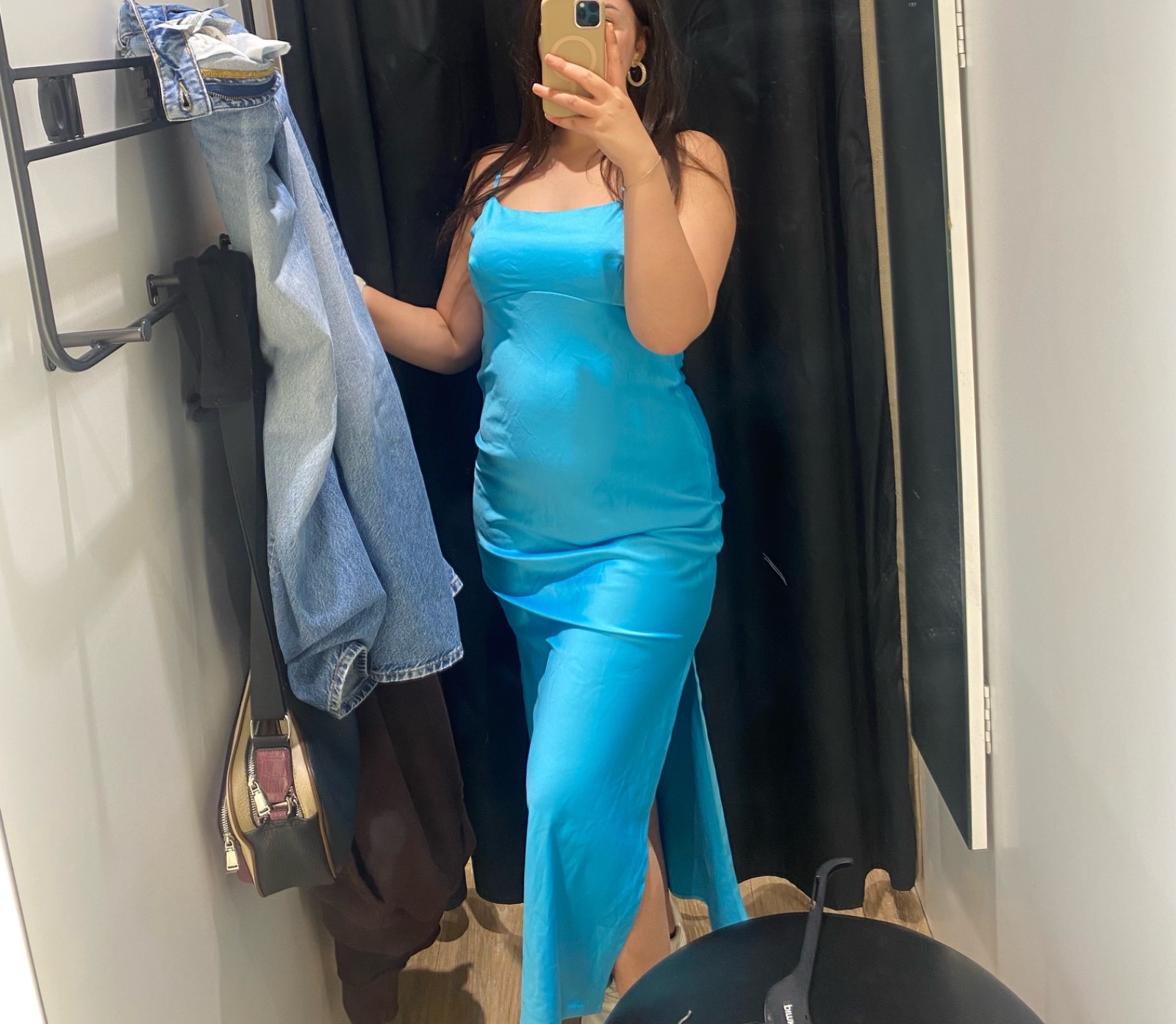 Robe satin