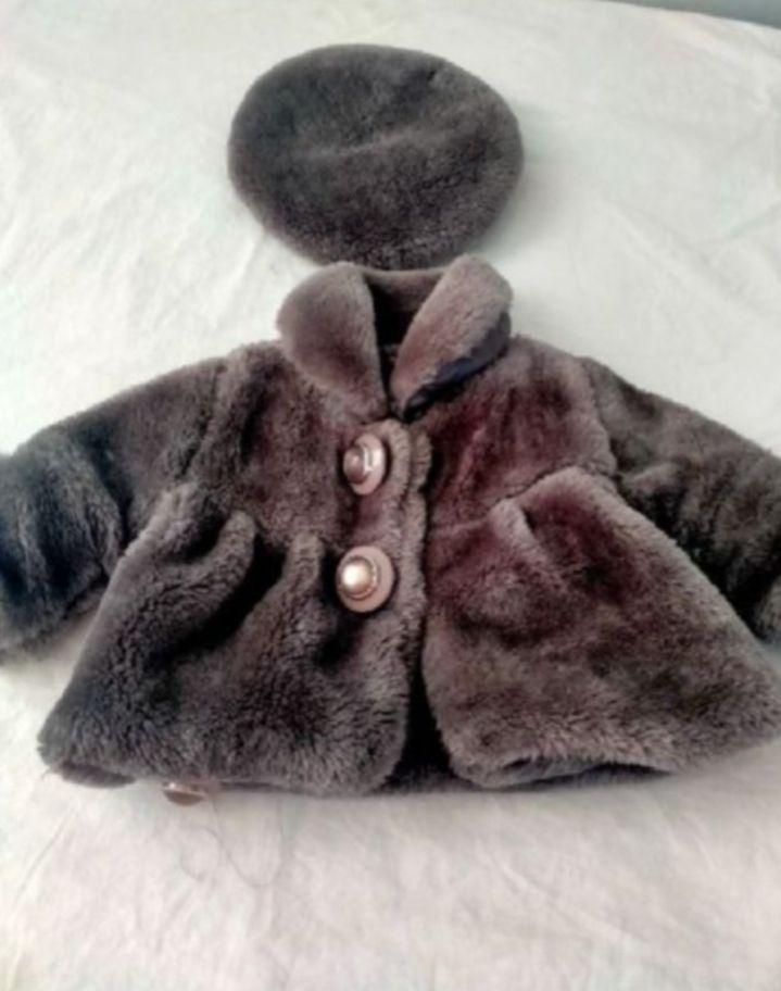 Lot manteau et bonnet bébé 3mois