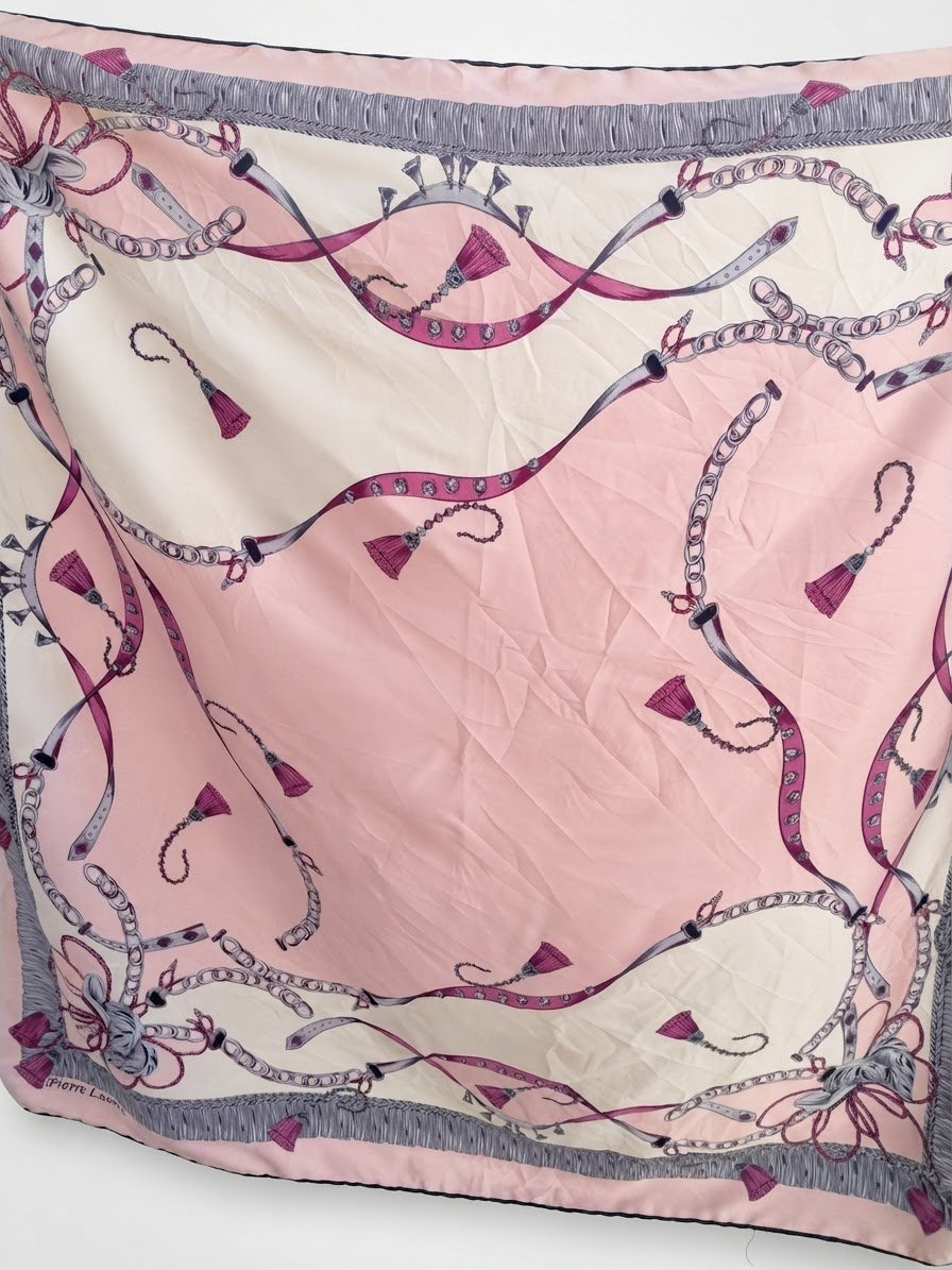 Foulard multicolore ensoie