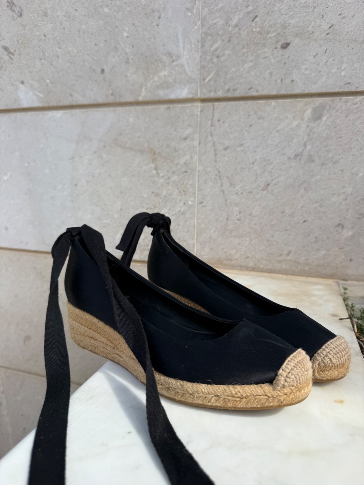 Ballerines compensées à lacets TORY BURCH