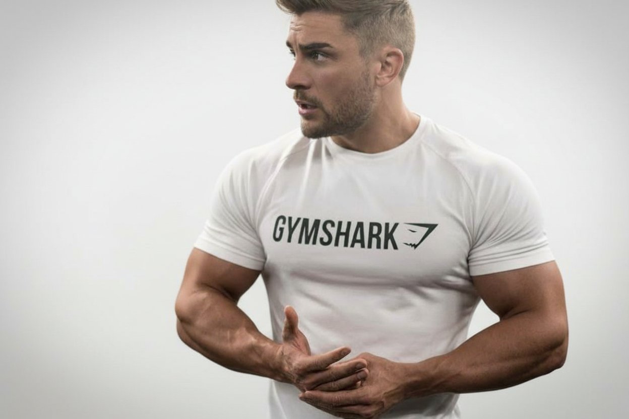 Gym shark compression t-shirt 
