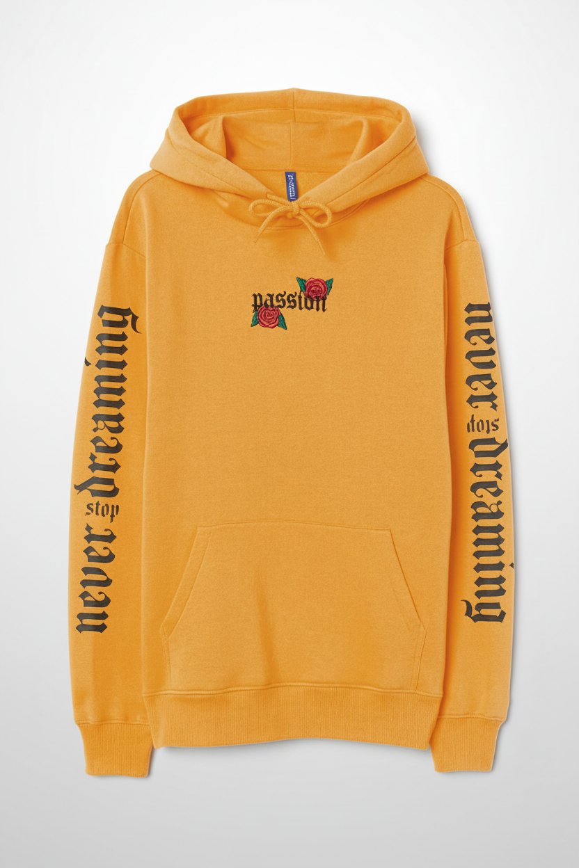 Yellow passion H&M hoodie 