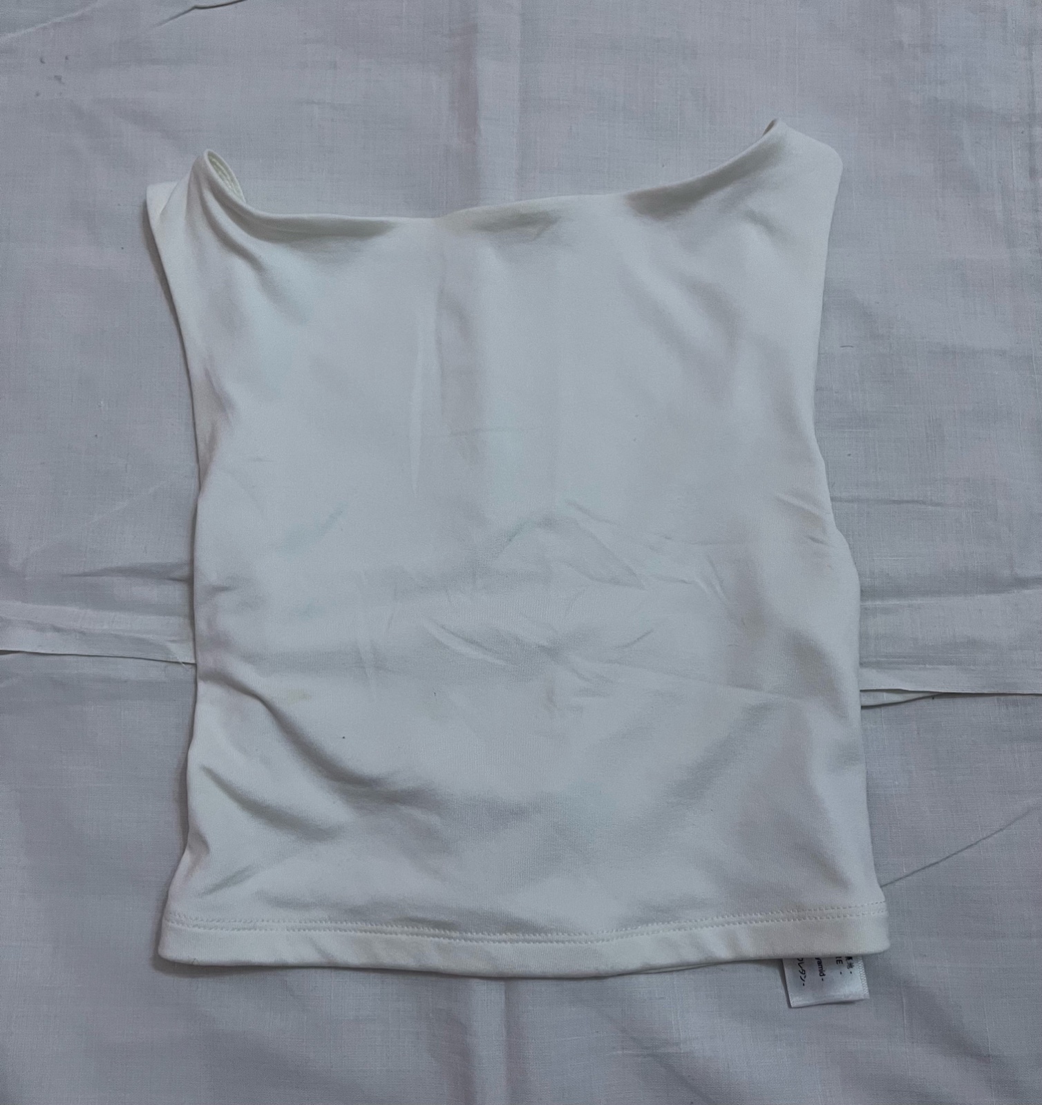 Top blanc dos nue