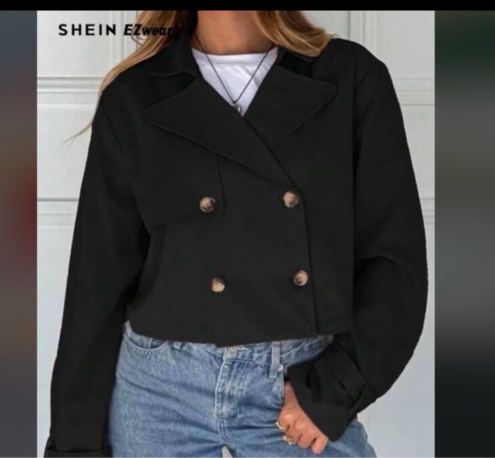 Trendh coat noir 