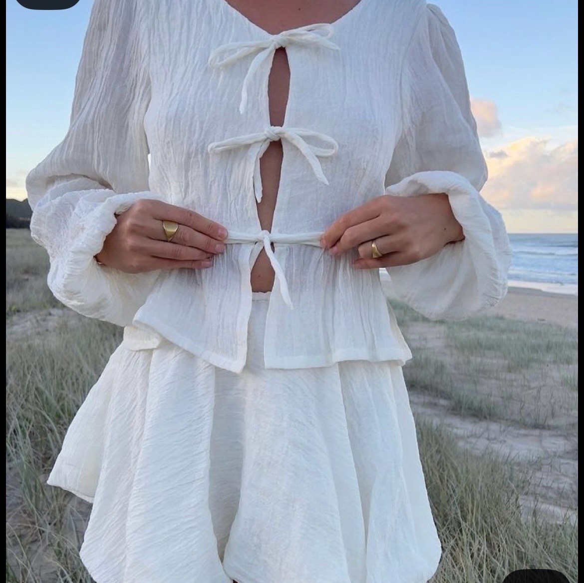 Chemise blanche neuf tjy lil eid ❤️❤️