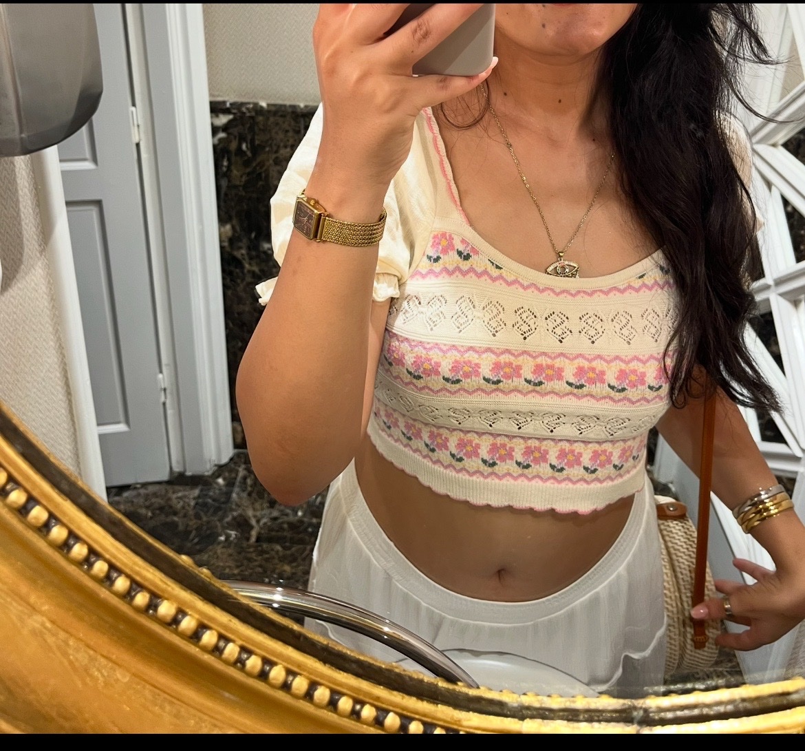 Top en croche