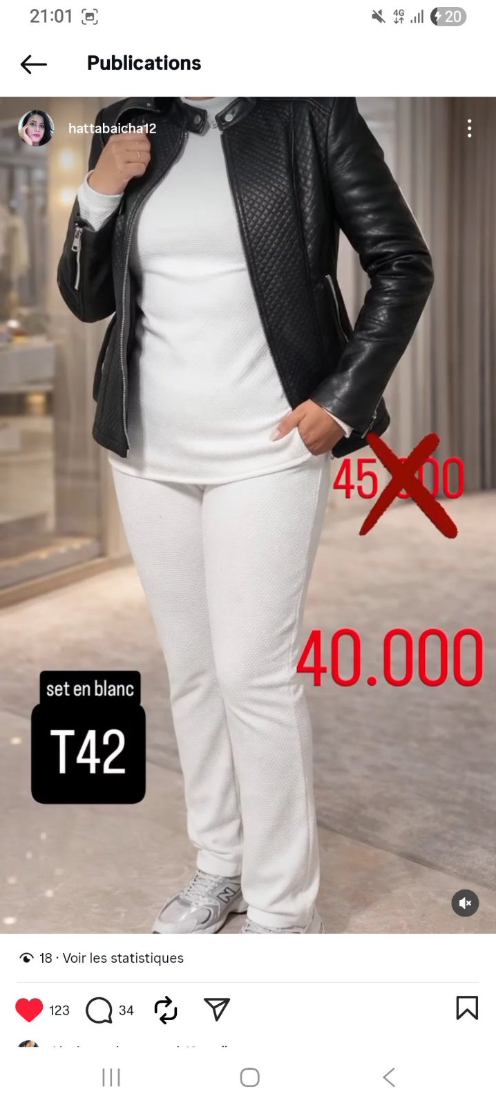 Set en blanc  PROMOS💥💯