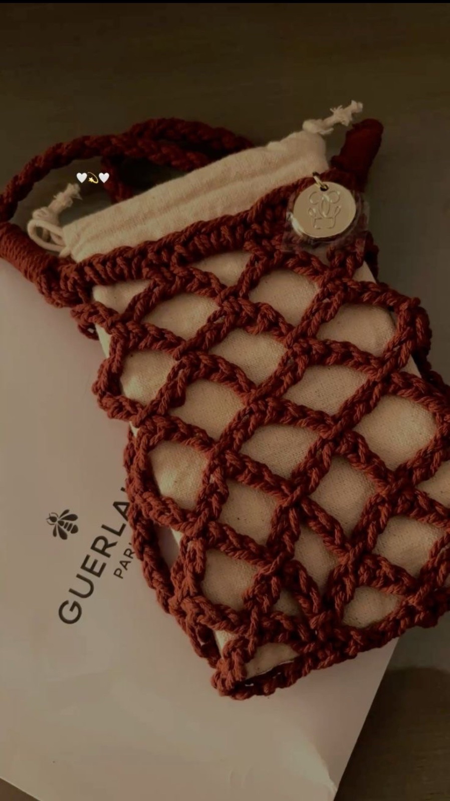 Pochette pour téléphone Guerlain terracota 🤎