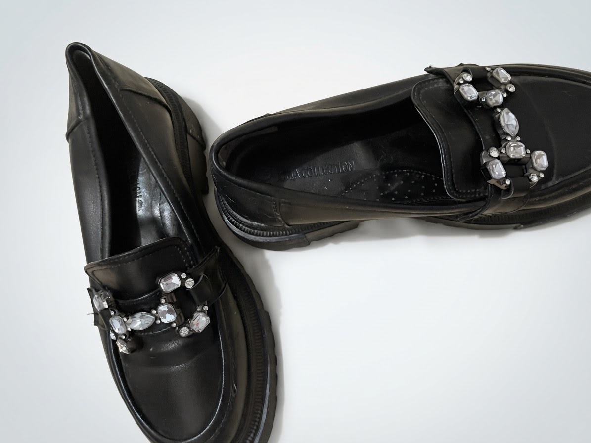 Mocassins noirs pour femme