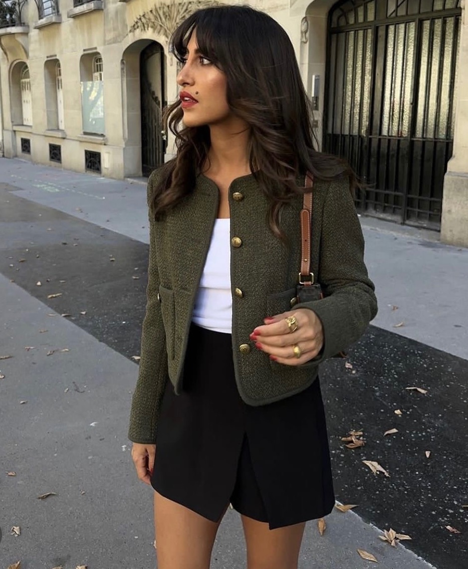 Jupeshort noir Zara