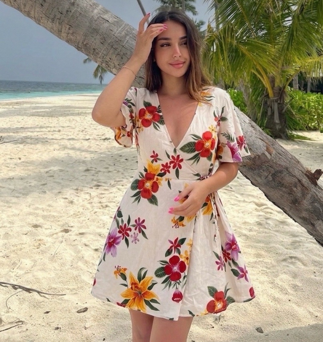 Robe fleurie