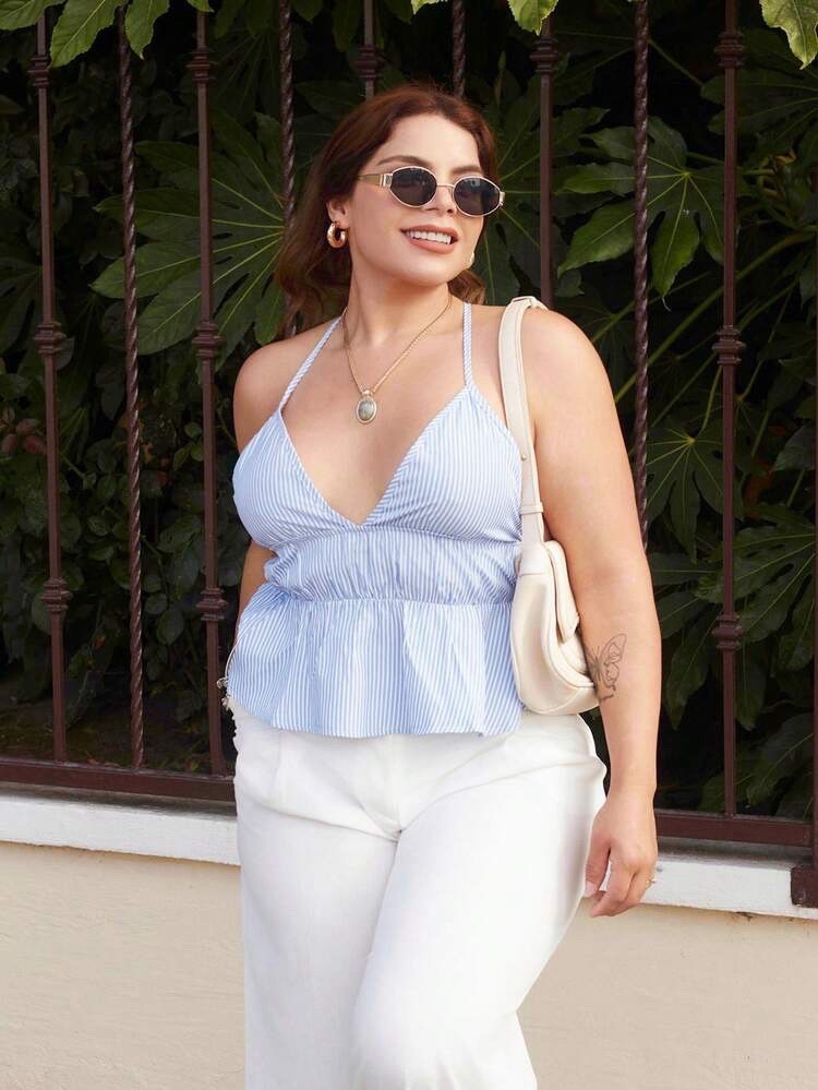 Pull rayé