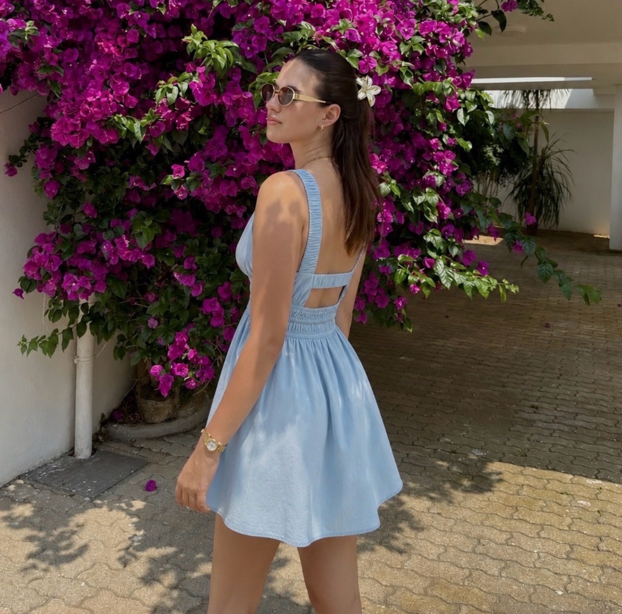 Robe bleu Asos