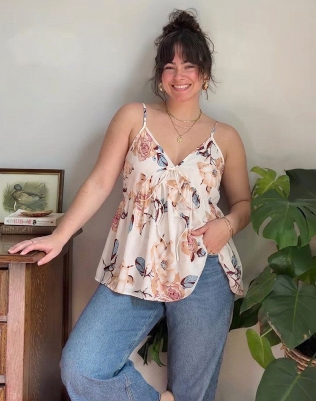 Blouse fleurie