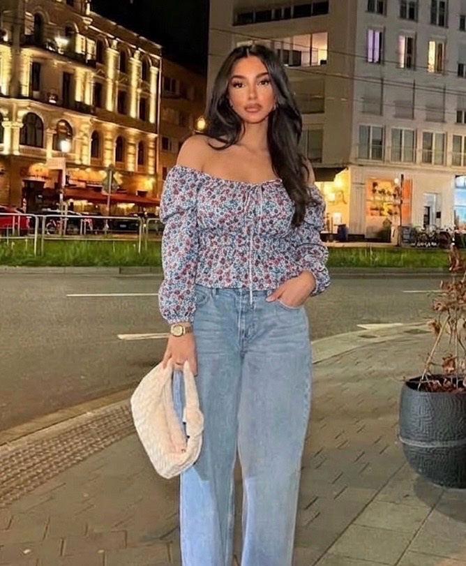 Blouse fleurie