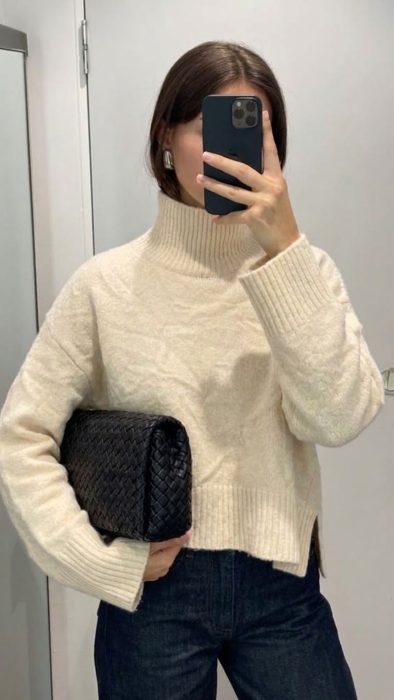 Sweater en laine et cachemire
