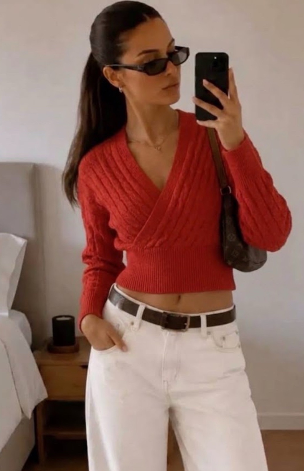 Pull rouge 