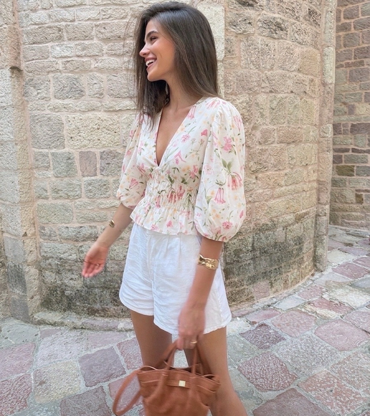 Blouse fleurie