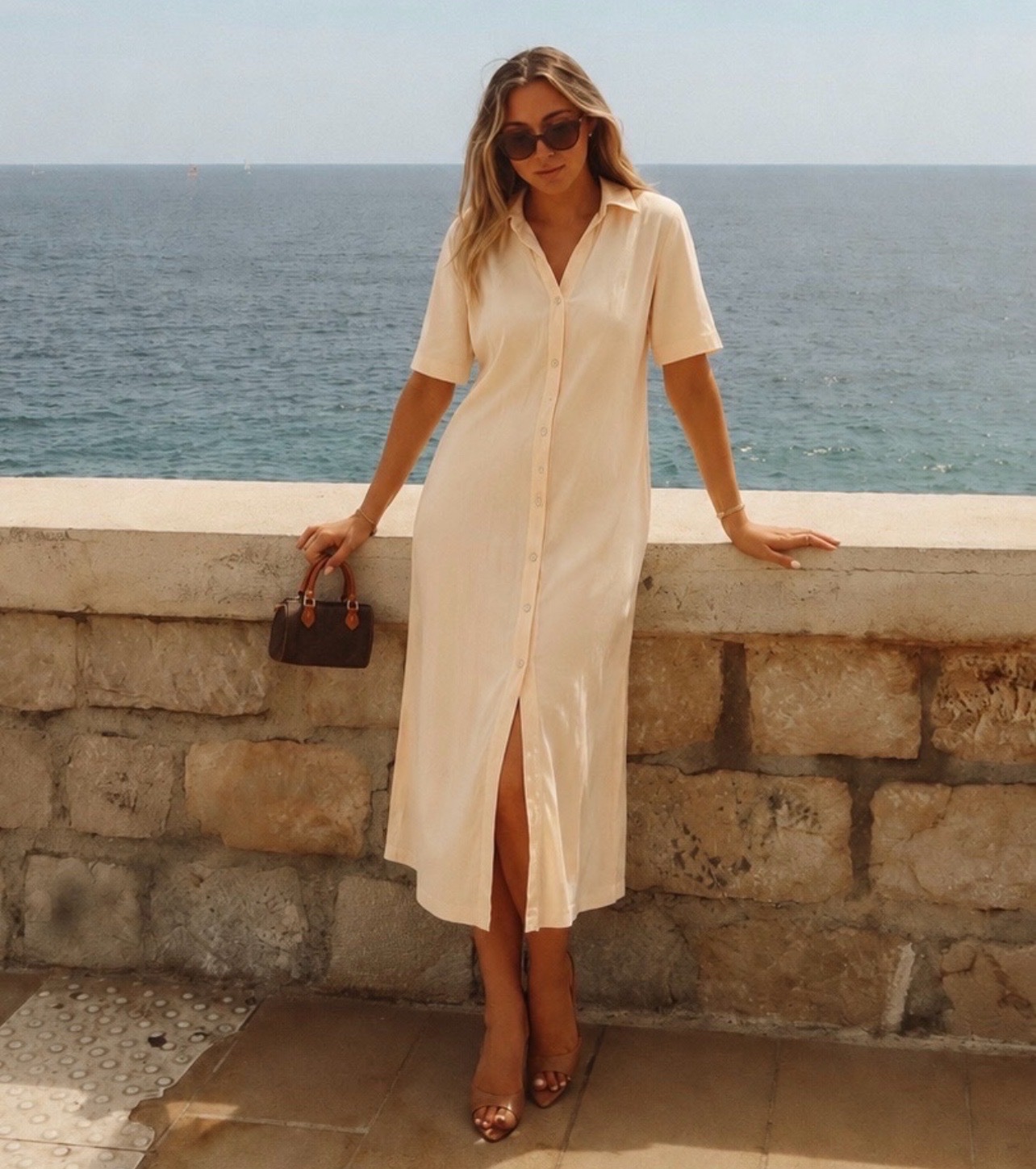Robe beige 