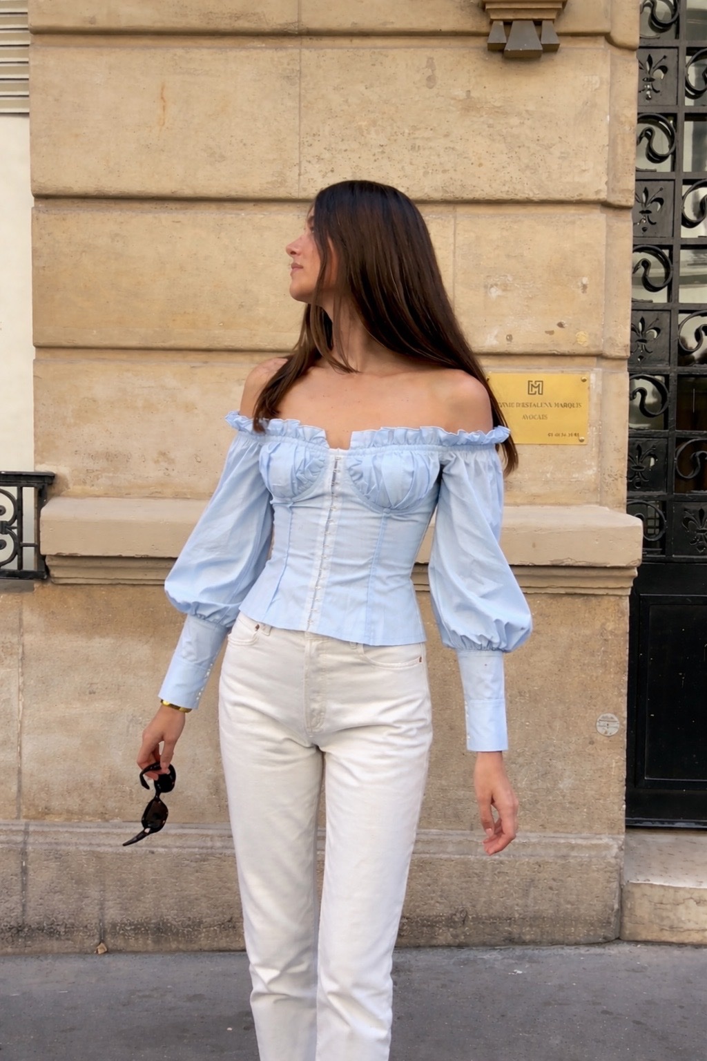 Blouse off shoulder 