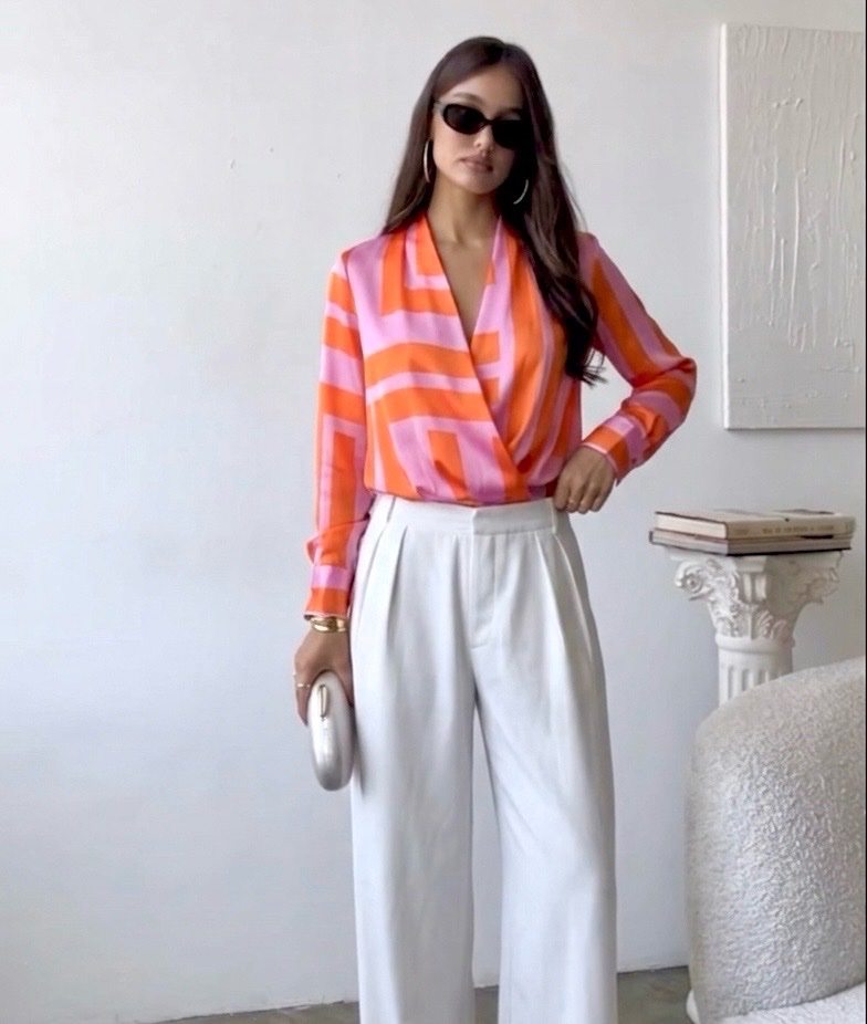 Blouse satin Mango