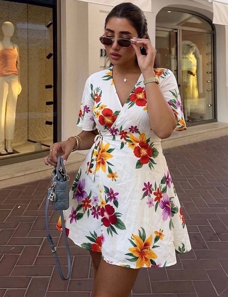 Robe fleurie