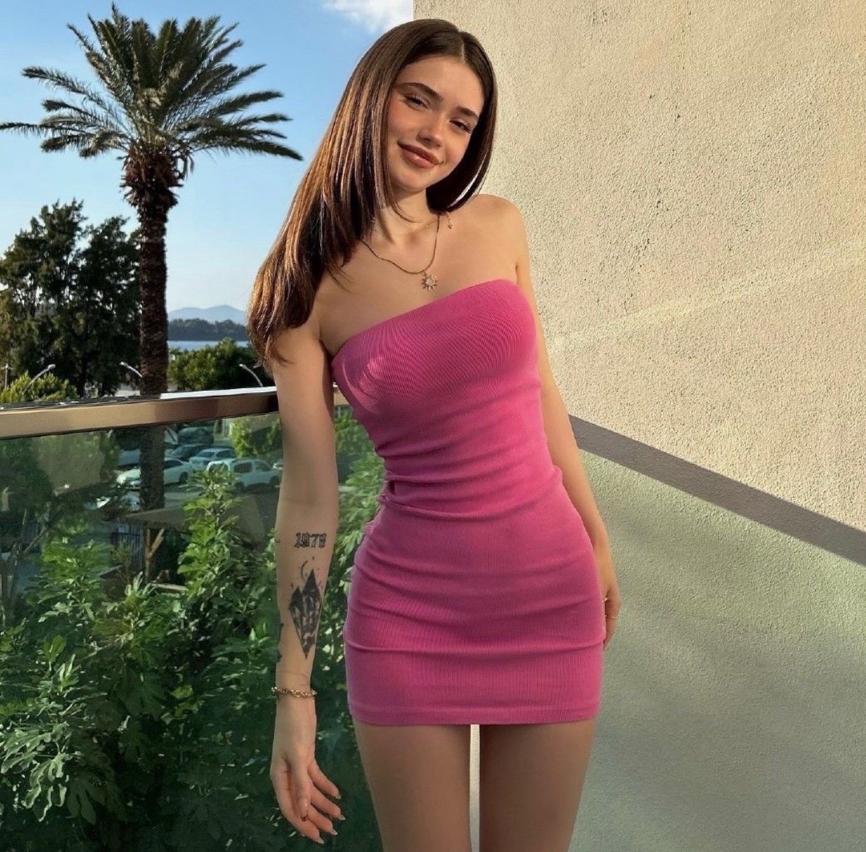 Mini robe bustier 