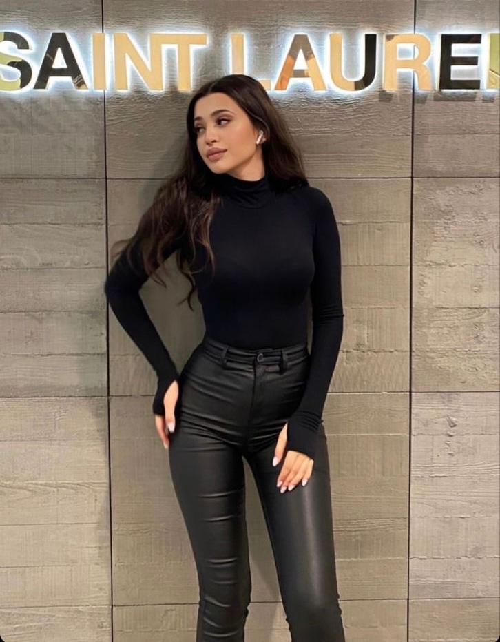 Legging similicuir noir
