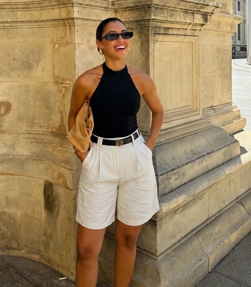 Short bermuda beige