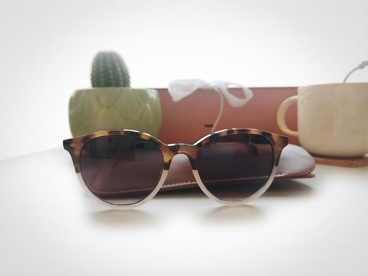 Lunettes de soleil Parfois effet écaille marron