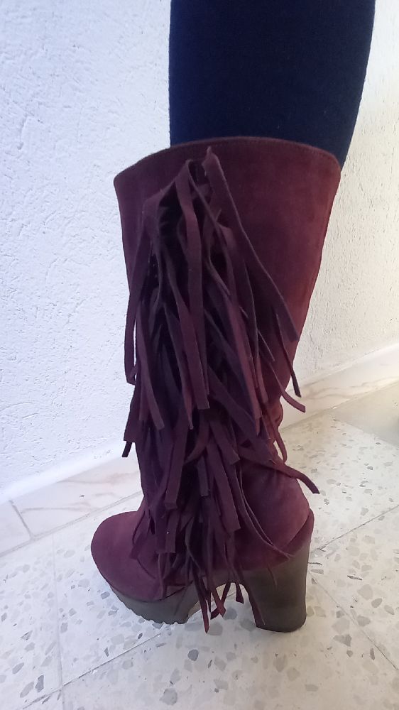 Bottes en daim