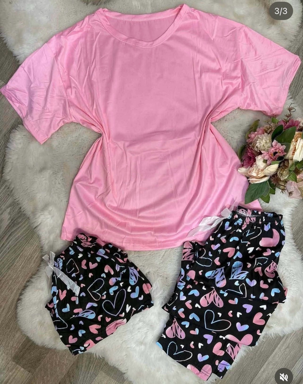 Pyjama 3 pieces aal coton 