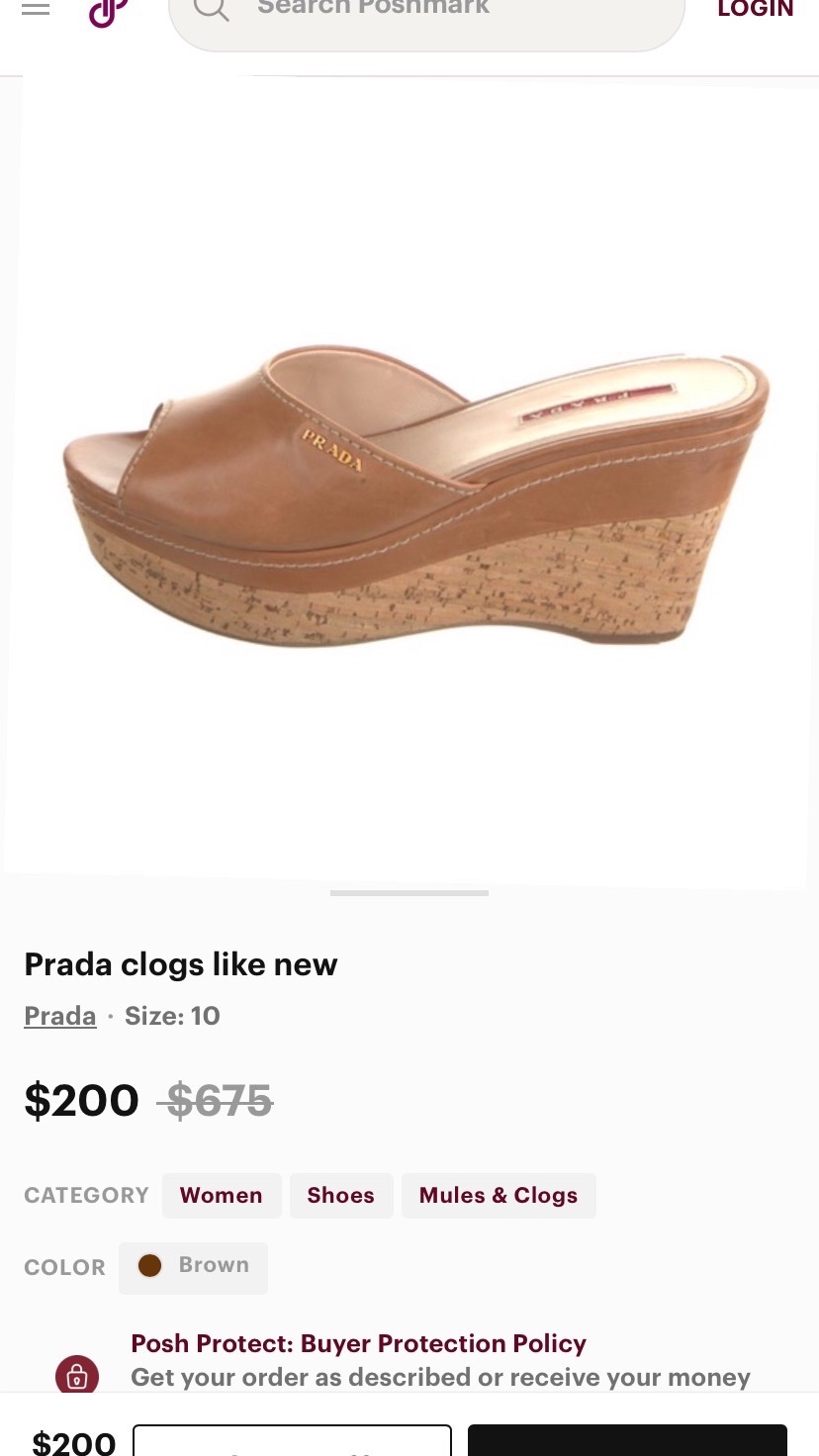 Sbot prada authentique