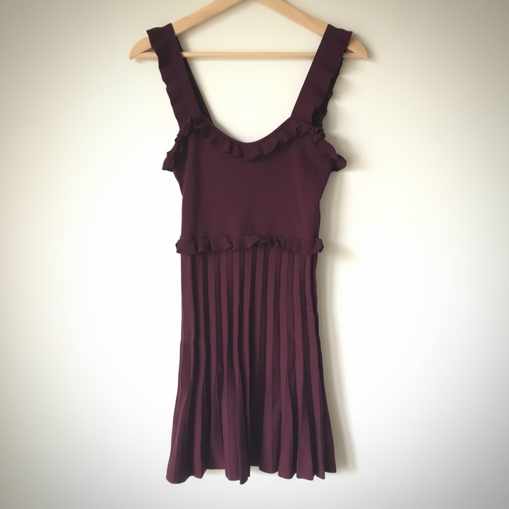 Robe zara burgundy 