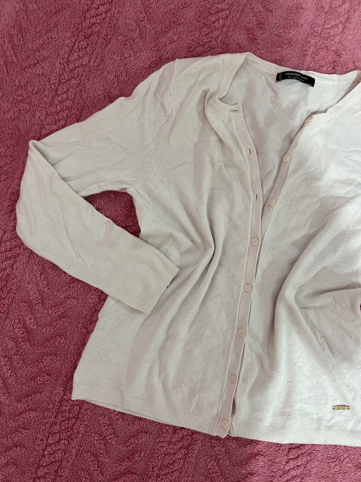 Cardigan rose bebe mango