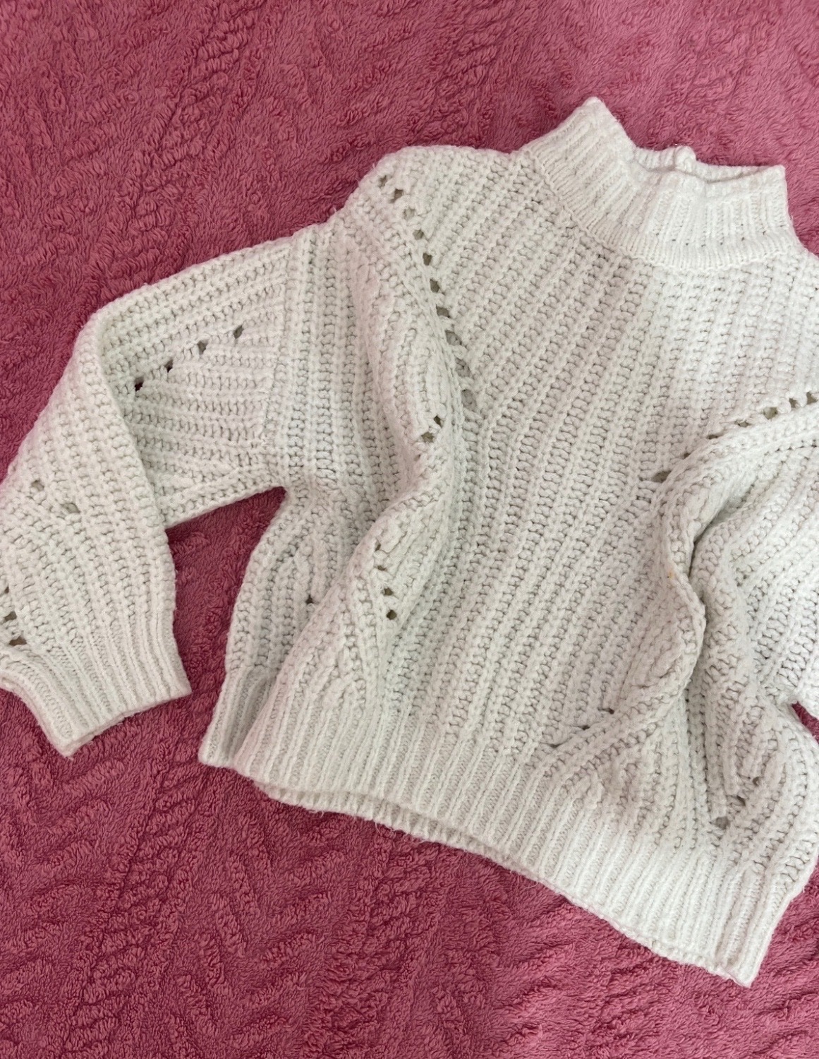 Pull blanc bershka en laine