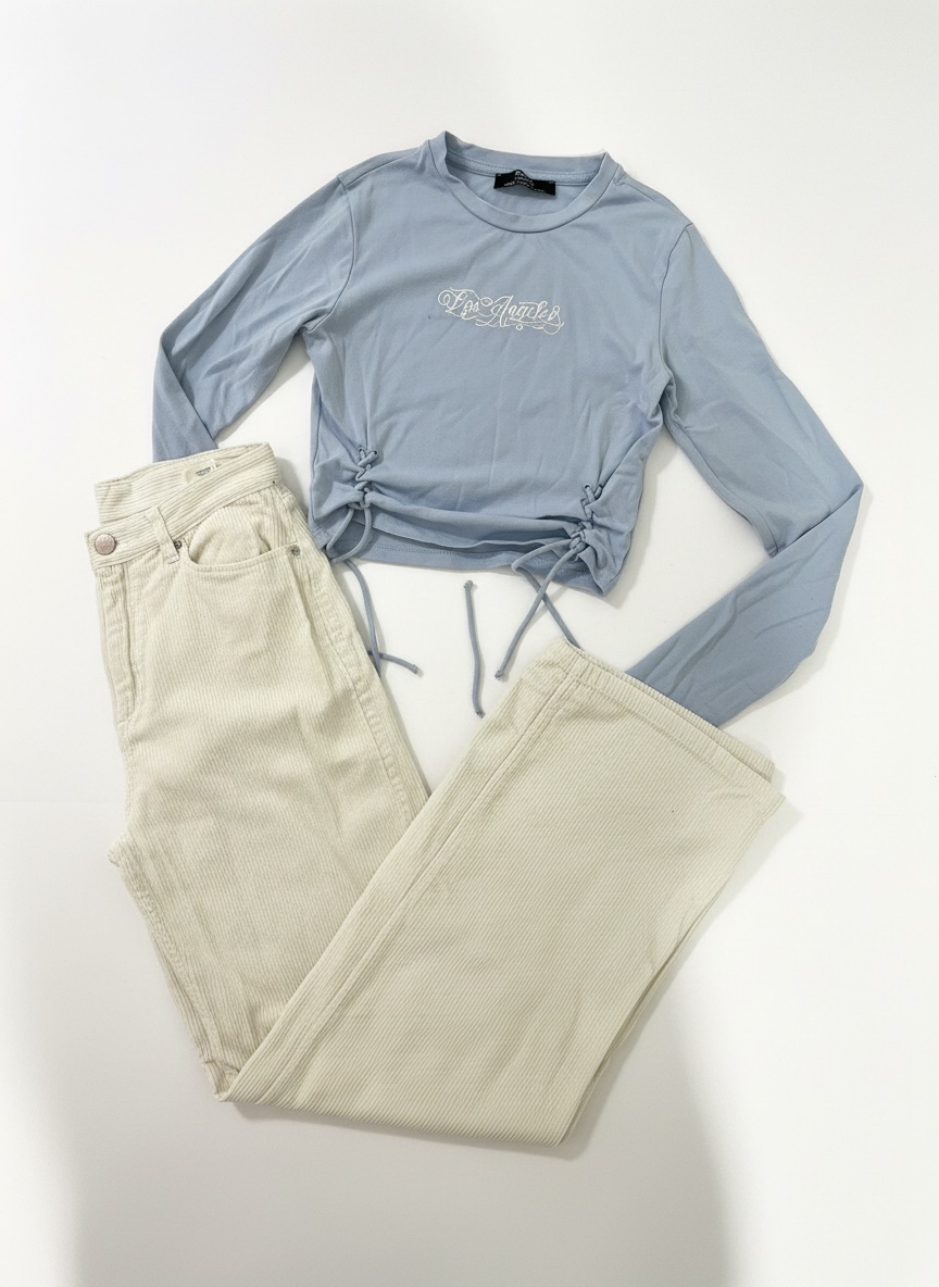 Lot : pantalon +pull bershka