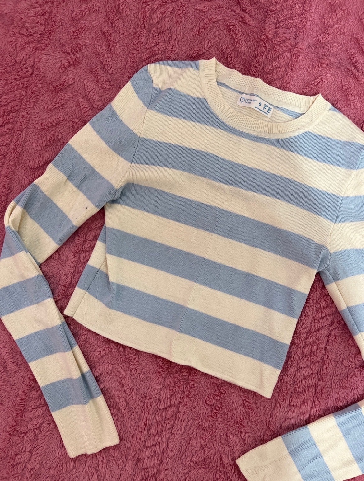 Pull rayé bleu et blanc neuf primark 