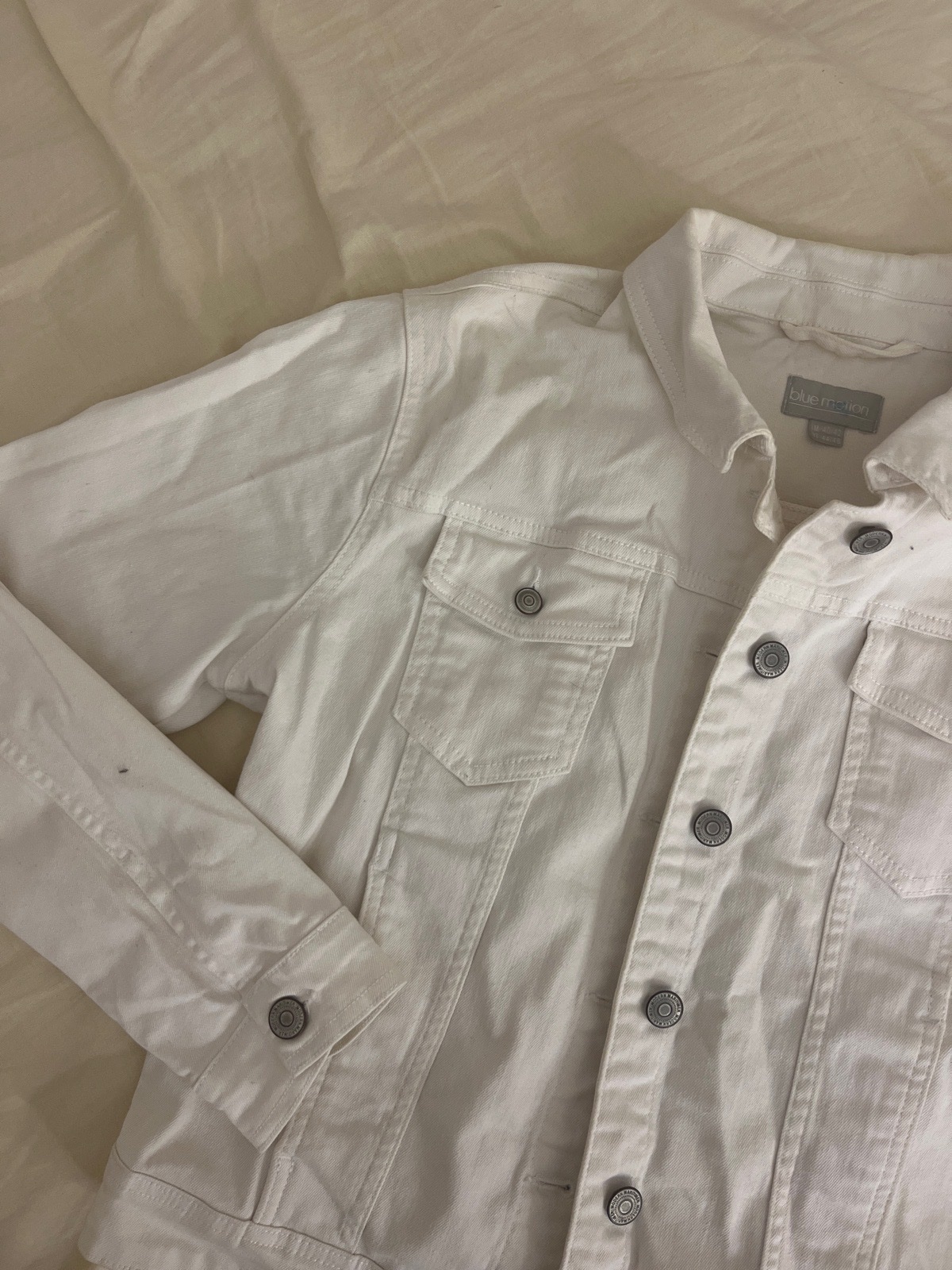Veste jean blanche 