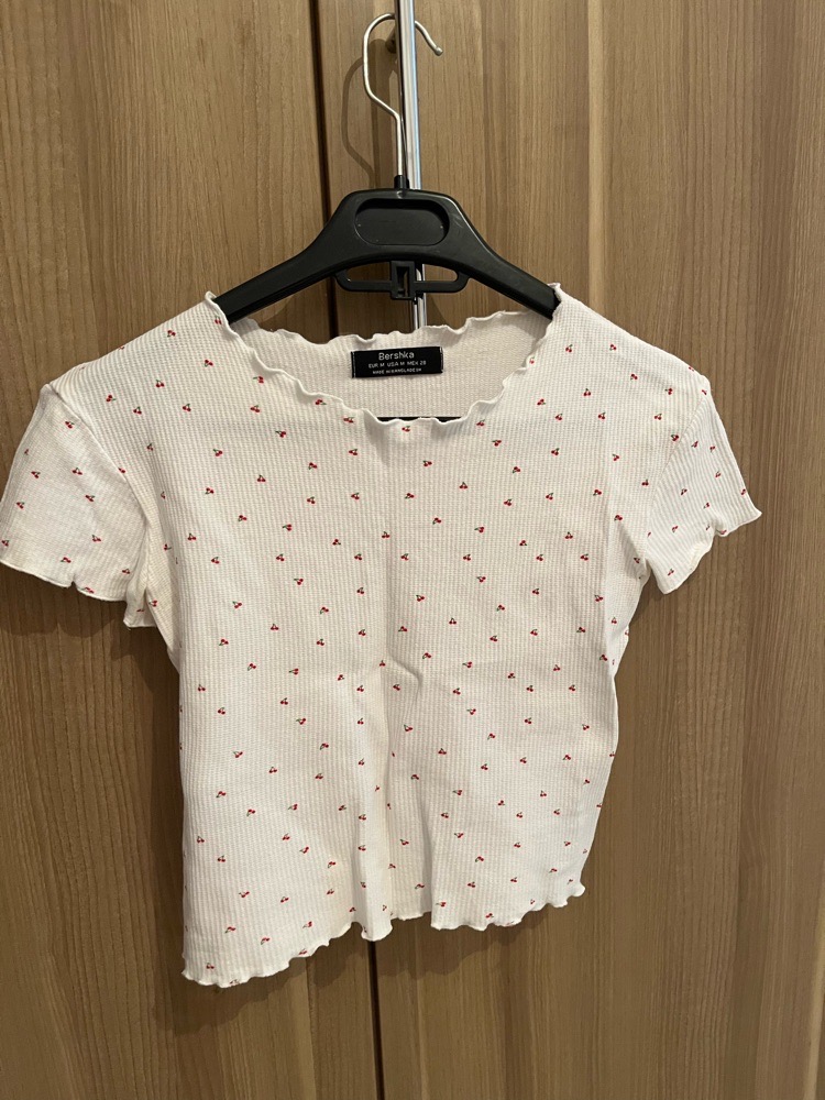 T-shirt court bershka