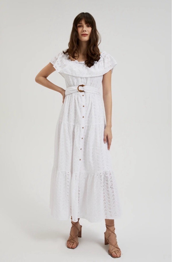 Robe blanche zara broderie anglaise 🤍