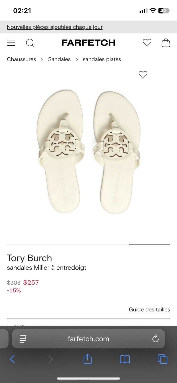 Sandales Tory Burch 