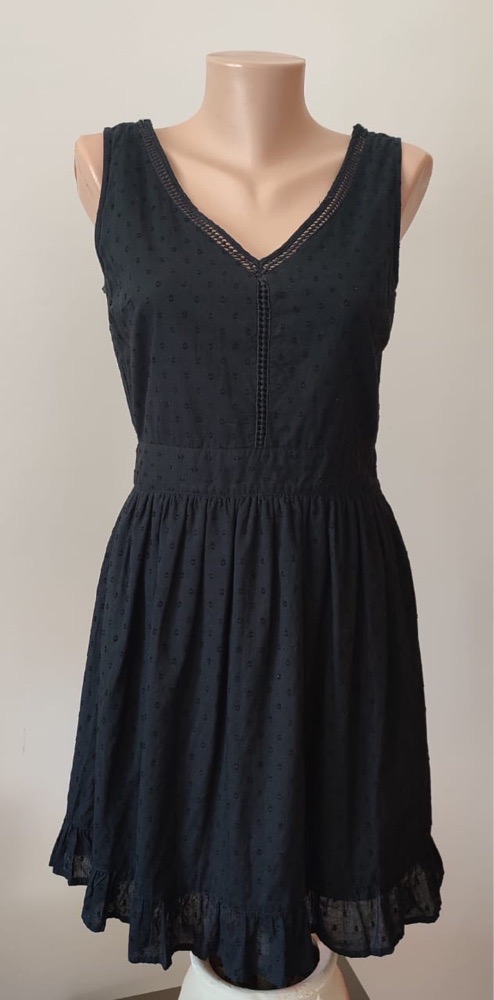 Robe noire coton