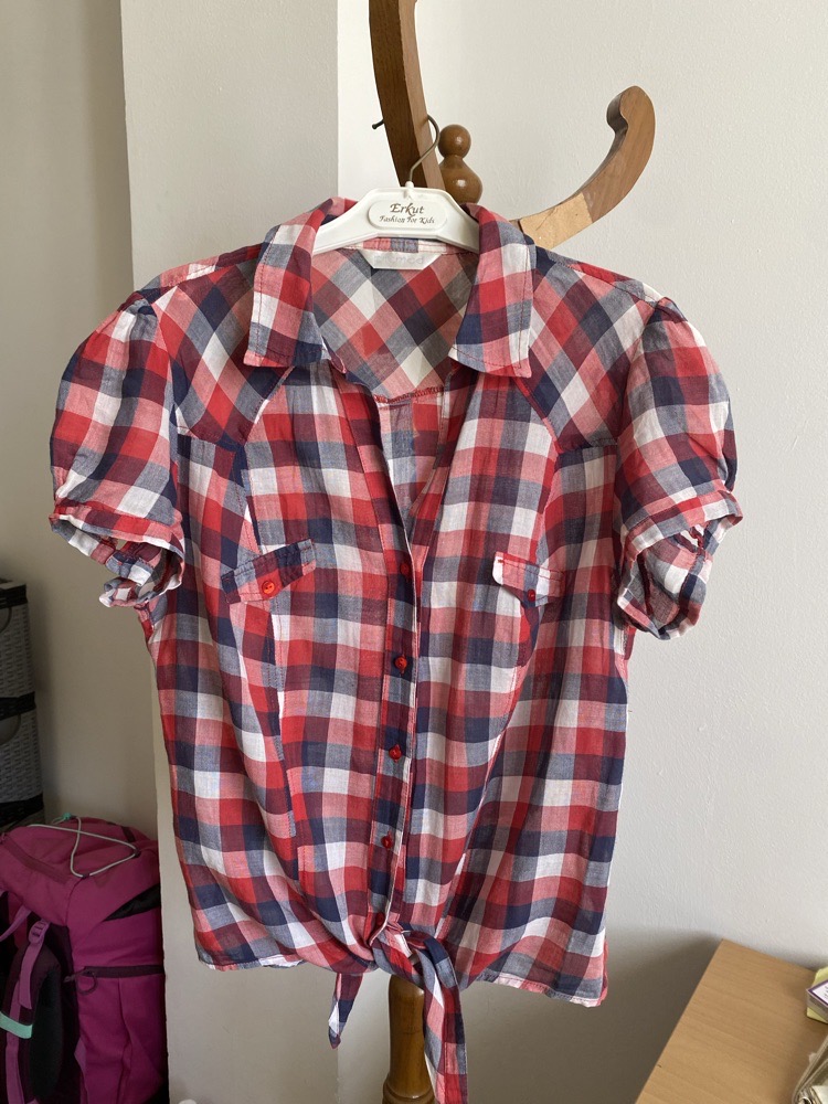 Chemise à carreaux
