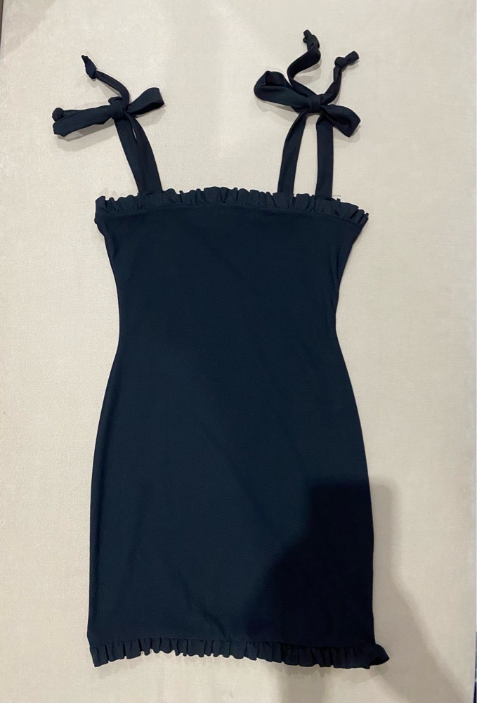 Cute robe noire mini