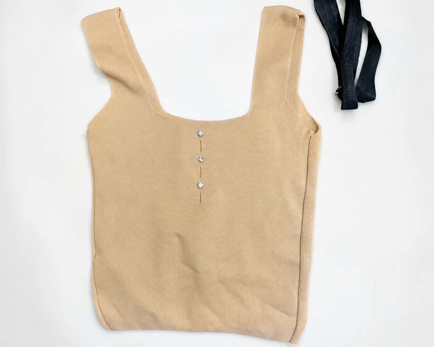 Sans manches beige 